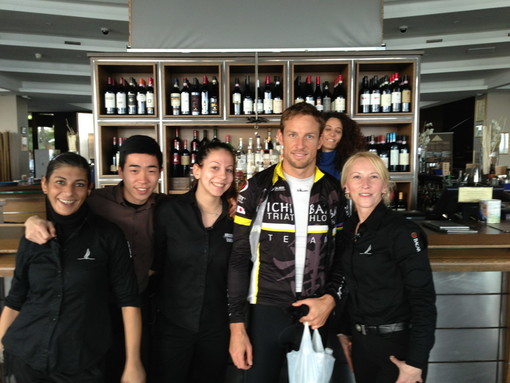 Jenson Button al Victory Morgana Bay Jenson Button al Victory Morgana Bay