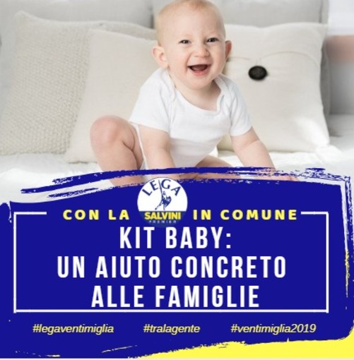 Ventimiglia: 'Baby Kit', un punto del programma elettorale della Lega di Salvini