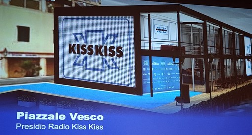 Sanremo, Mi Piace Così è Main Partner di Casa Kiss Kiss: gusto e benessere protagonisti in Piazzale Vesco