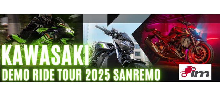 Sanremo in Moto: Kawasaki e Imperia Moto ti aspettano in Piazza Colombo per un Demo Tour indimenticabile!