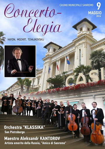Sanremo: ‘Elegia’, oggi pomeriggio al Casinò il grande concerto dell’orchestra Klassika di San Pietroburgo
