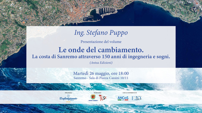 Sanremo, Stefano Puppo racconta 150 anni di trasformazioni della costa con “Le onde del cambiamento” Sanremo, Stefano Puppo racconta 150 anni di trasformazioni della costa con “Le onde del cambiamento”