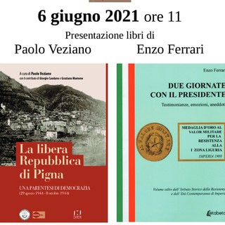 Due importanti pubblicazioni dell'Istituto Storico della Resistenza per la Fiera del Libro di Imperia