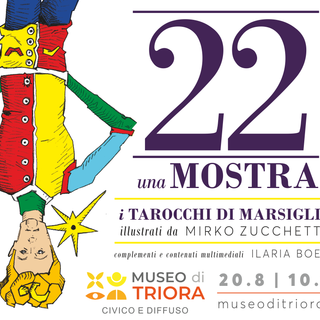 Il 20 agosto arriva al museo di Triora "22, una mostra: i tarocchi di Marsiglia illustrati da Mirko Zucchetto" Il 20 agosto arriva al museo di Triora "22, una mostra: i tarocchi di Marsiglia illustrati da Mirko Zucchetto"