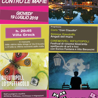 Imperia: il 19 luglio a Villa Grock una serata in ricordo delle vittime della mafia Imperia: il 19 luglio a Villa Grock una serata in ricordo delle vittime della mafia
