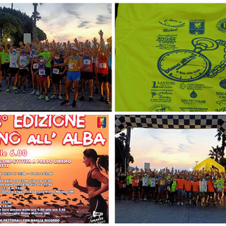 'Diano all'alba', 400 partecipanti alla 6 kilometri alle 6 organizzata dalla Golfo Dianese Ultra Runner 'Diano all'alba', 400 partecipanti alla 6 kilometri alle 6 organizzata dalla Golfo Dianese Ultra Runner
