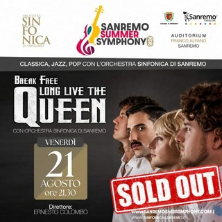 La Sanremo Summer Symphony chiude la stagione con il sold out “Long Live the Queen”