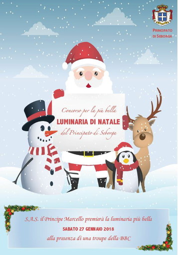 Concorso per la più bella luminaria di Natale ed esposizione delle creazioni artistiche dei Seborghini