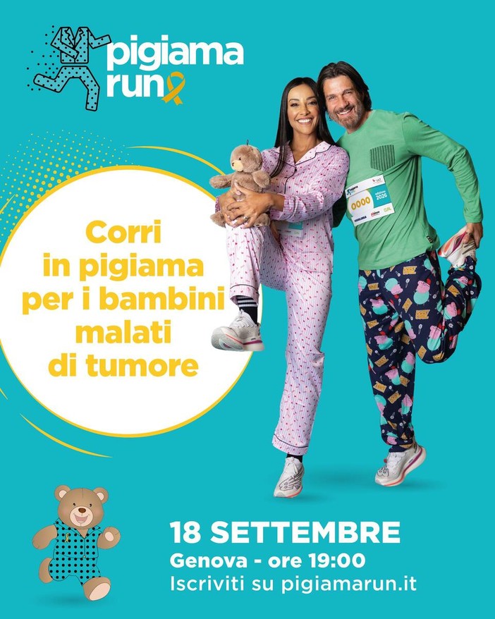 Pigiama Run, corsa e camminata solidale per i bambini malati di tumore. Pigiama Run, corsa e camminata solidale per i bambini malati di tumore.