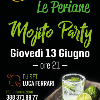 Giovedì 13 giugno Castelin a Le Periane, Mojito Party e Dj Set Luca Ferrari