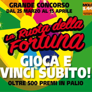 Allo shopping center Molo 8.44 di Vado Ligure dal 25 marzo al 15 aprile grande concorso di Pasqua
