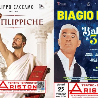 Sanremo, il 25 aprile all'Ariston arriva Biagio Izzo con la commedia “Balcone a tre piazze”