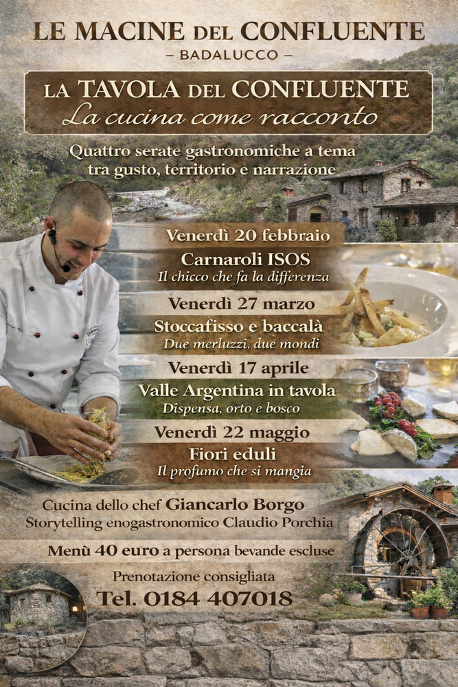 Alle Macine del Confluente la cucina diventa racconto
