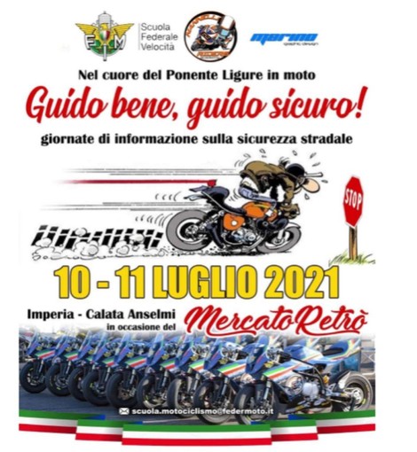 Imperia, sabato e domenica in Calata Anselmi la Scuola federale di motociclismo per "Guido bene, guido sicuro"