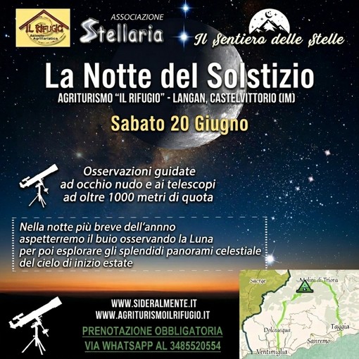 Castelvittorio, tutto pronto per la Notte del Solstizio Castelvittorio, tutto pronto per la Notte del Solstizio