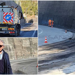 Taggia: strada in pessime condizioni tra il casello autostradale e l’ingresso dell’Aurelia Bis, via ai lavori di messa in sicurezza Taggia: strada in pessime condizioni tra il casello autostradale e l’ingresso dell’Aurelia Bis, via ai lavori di messa in sicurezza