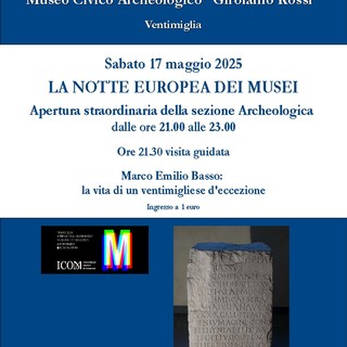 La “Notte Europea dei Musei”  al MAR di Ventimiglia