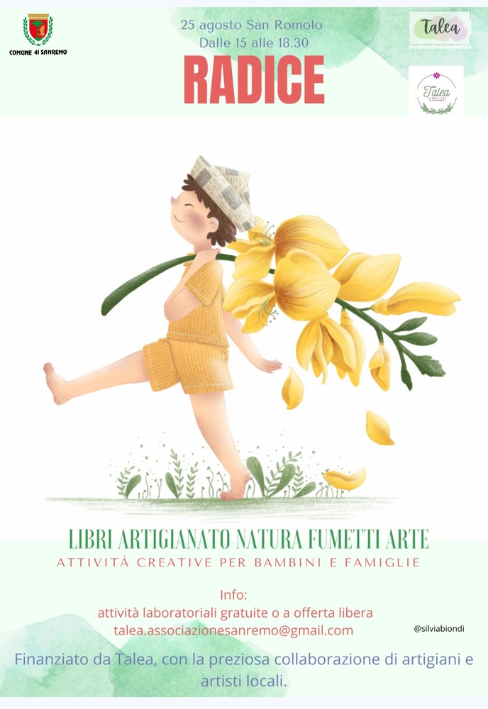 Sanremo, domenica torna "Radice": la festa della creatività in natura