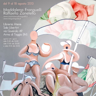 Arma di Taggia: dal 9 agosto alla Libreria Atene la mostra 'I colori di 2 artiste'