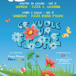 Ad Imperia e Sanremo, lo spettacolo dei ragazzi dell'ISAH 'Ci Vuole un Fiore' Ad Imperia e Sanremo, lo spettacolo dei ragazzi dell'ISAH 'Ci Vuole un Fiore'