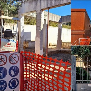 Bordighera, manutenzione straordinaria: lavori nel cimitero di Sasso (Foto)