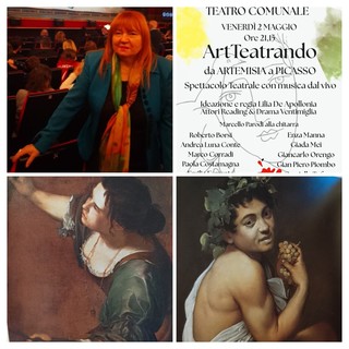 Ventimiglia, tutto pronto per il recital "Arteatrando: da Artemisia a Picasso"