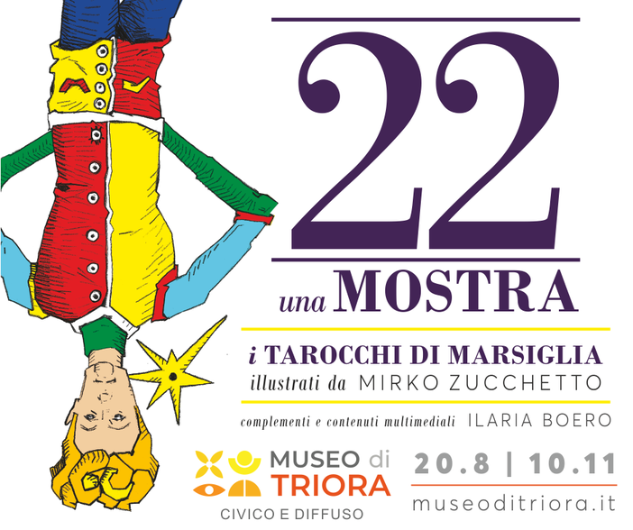 Il 20 agosto arriva al museo di Triora "22, una mostra: i tarocchi di Marsiglia illustrati da Mirko Zucchetto" Il 20 agosto arriva al museo di Triora "22, una mostra: i tarocchi di Marsiglia illustrati da Mirko Zucchetto"