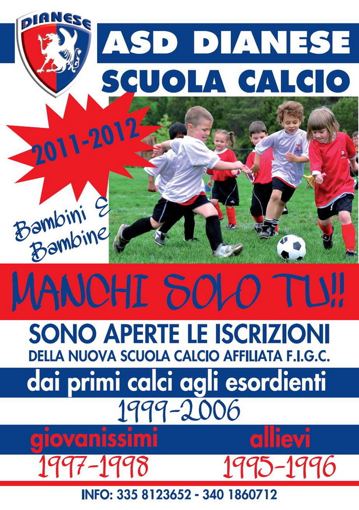 Diano Marina: presentata la squadra di calcio del settore giovanile dianese
