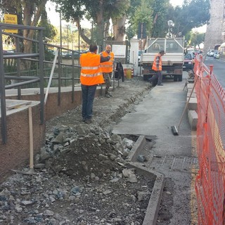 Ventimiglia: riqualificazione dei marciapiedi, terminati i lavori nel centro e nella città alta