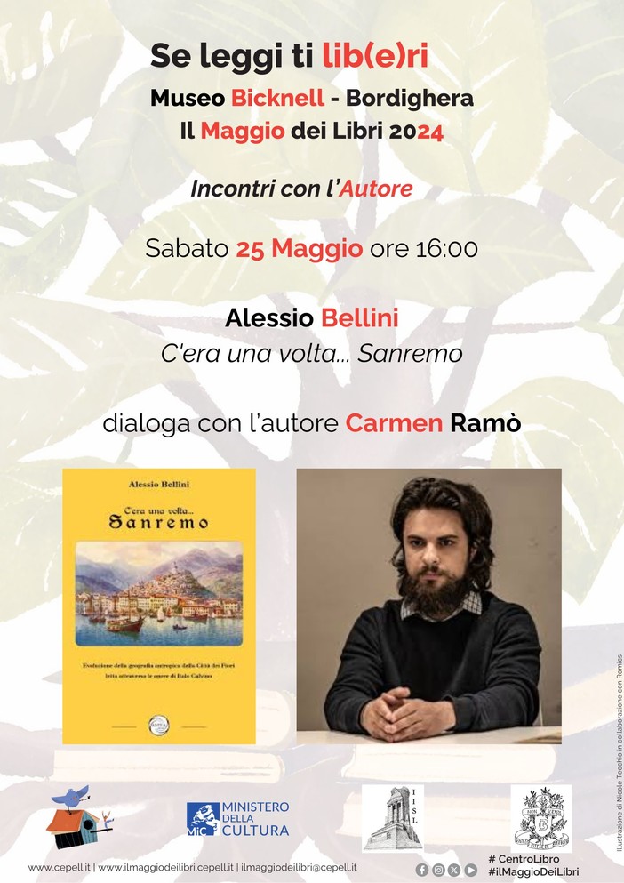 Bordighera, sabato la presentazione de 'C'era una volta Sanremo-Evoluzione della geografia antropica della Città dei Fiori Bordighera, sabato la presentazione de 'C'era una volta Sanremo-Evoluzione della geografia antropica della Città dei Fiori