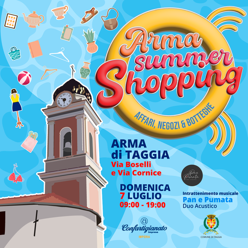 Domenica arriva "Arma summer shopping": l'evento per l'avvio dei saldi organizzato da Confartigianato