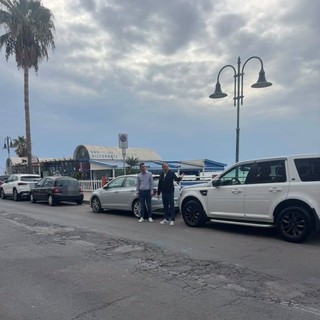 Ventimiglia, al via i lavori di asfaltatura sul lungomare: cambia la viabilità (Foto)