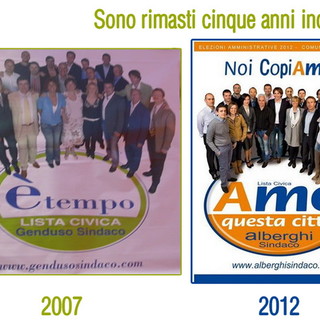 Il confronto tra le foto