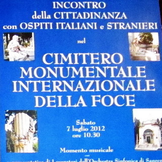 Sanremo: domani visita guidata al cimitero monumentale della Foce con il Coordinamento di Associazioni