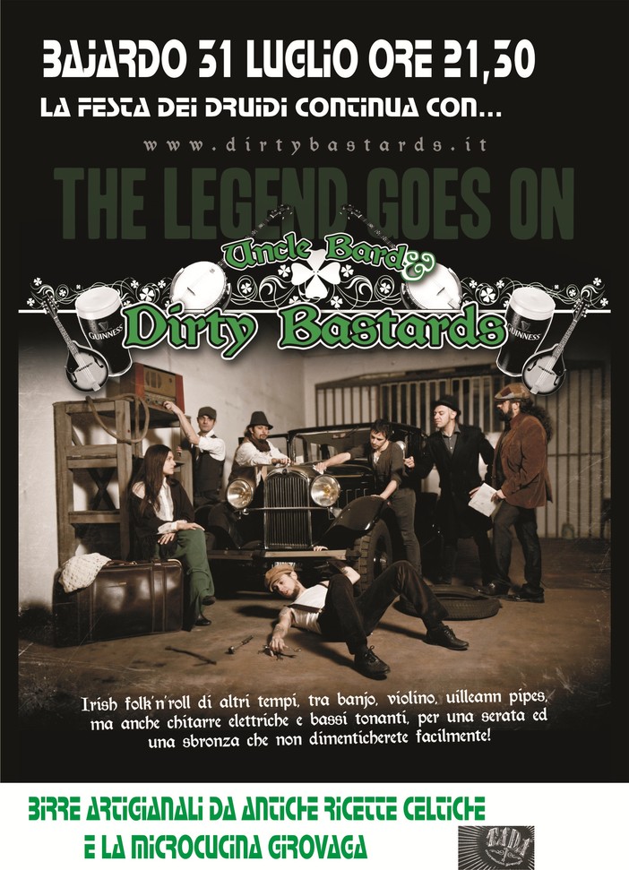 Bajardo: giovedì sera il concerto di chiusura della XI festa dei Druidi