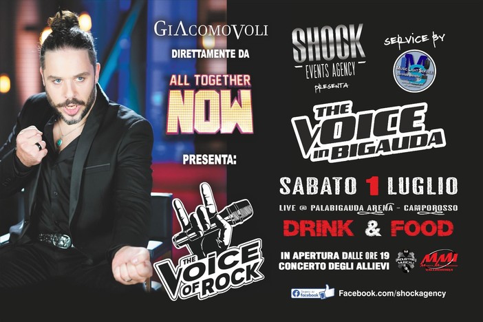 Camporosso: sabato the voice in Bigauda, ospite il vincitore di All Together Now