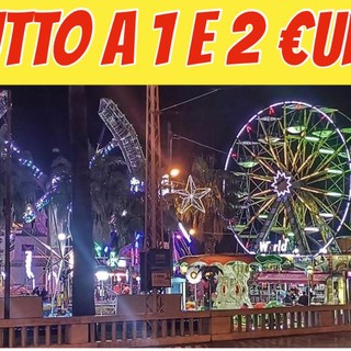 Il Luna Park di Sanremo propone due weekend con giostre a 1 e 2 euro
