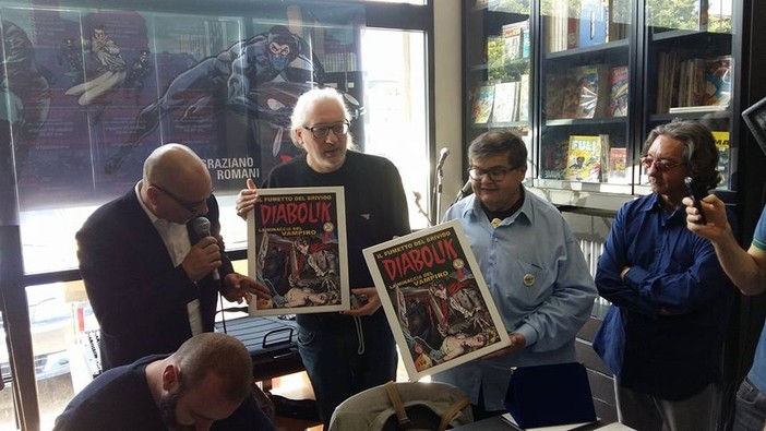 Il sanremese Larry Camarda presente all'inaugurazione della rassegna dedicata a Diabolik al Museo del Fumetto di Milano Il sanremese Larry Camarda presente all'inaugurazione della rassegna dedicata a Diabolik al Museo del Fumetto di Milano