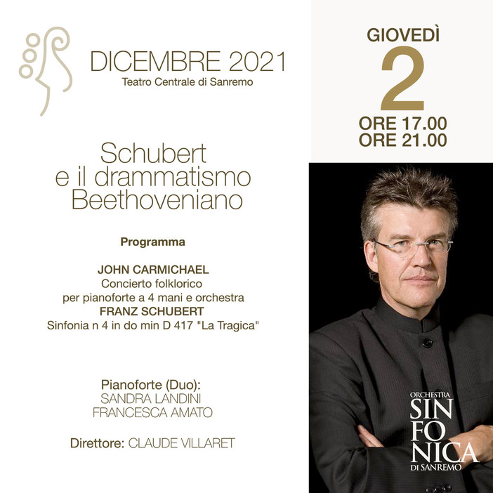 Sanremo: giovedì doppio concerto per la Sinfonica, "Ultimo giorno di promozione"