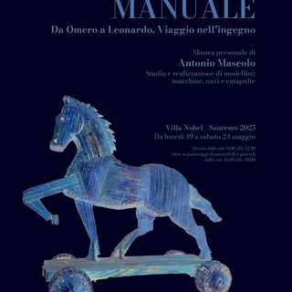 Sanremo, a Villa Nobel la mostra “Intelligenza Manuale – Da Omero a Leonardo. Viaggio nell’ingegno”