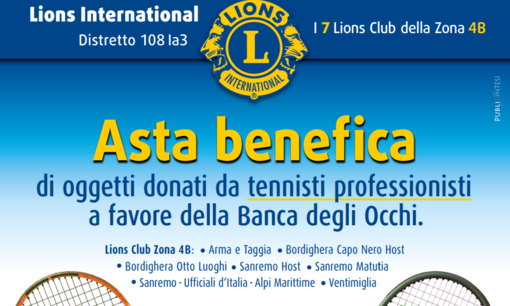 A Sanremo i 7 Lions Clubs della zona 4b insieme come “Cavalieri della vista”