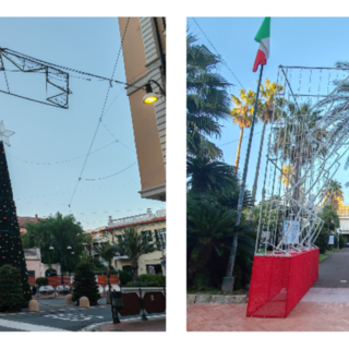 Bordighera si prepara al Natale: luminarie installate lungo le vie della città (Foto) Bordighera si prepara al Natale: luminarie installate lungo le vie della città (Foto)