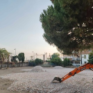 Bordighera, nuovo parcheggio in via Forlì. Laganà: "Siamo pronti ad aprirlo venerdì" (Foto)