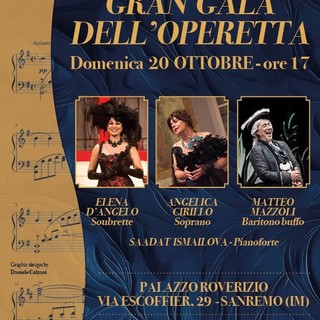 Sanremo, domenica i Gran Galà dell’Operetta: ecco il programma