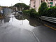 Sanremo: lago in Via Borgo Tinasso quando piove, la segnalazione con foto di un lettore