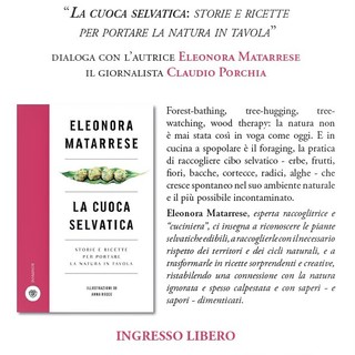 Eleonora Matarrese, la cuoca selvatica sabato 9 luglio a Cosio di Arroscia (IM) Eleonora Matarrese, la cuoca selvatica sabato 9 luglio a Cosio di Arroscia (IM)