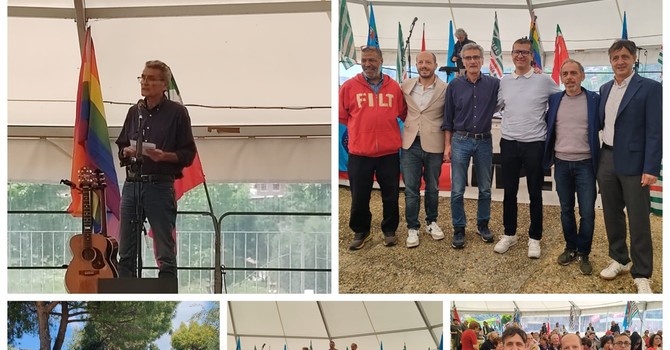 Primo Maggio, giornata di riflessione a Camporosso: sindacati uniti per un "Lavoro dignitoso" (Foto e video)