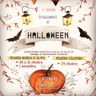 Sanremo: Festa di Halloween, un lungo weekend di appuntamenti tra maschere, musica e mercatini