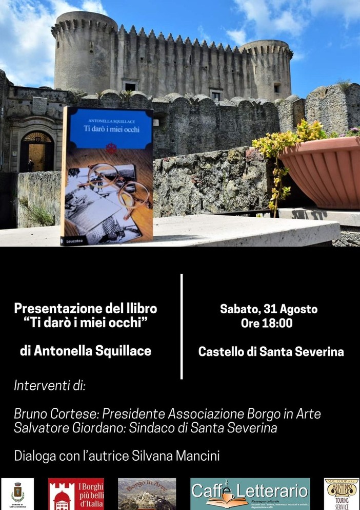 Importante trasferta della scrittrice sanremese Antonella Squillace, autrice di “Ti darò i miei occhi”