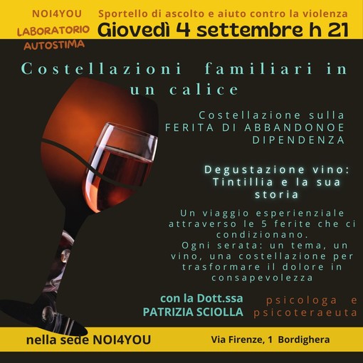 Bordighera: tornano gli appuntamenti autostima di Noy4You Bordighera: tornano gli appuntamenti autostima di Noy4You